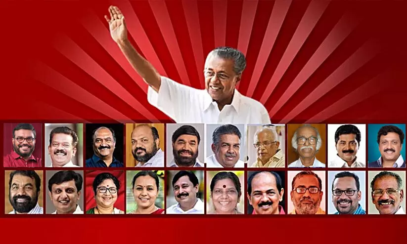 18 മന്ത്രിമാരുടെ മണ്ഡലങ്ങളിൽ എൽ.ഡി.എഫ് പിന്നിലായി; എം.വി. ഗോവിന്ദന്റെ മണ്ഡലവും കൈവിട്ടു 18 മന്ത്രിമാരുടെ മണ്ഡലങ്ങളിൽ എൽ.ഡി.എഫ് പിന്നിലായി; എം.വി. ഗോവിന്ദന്റെ മണ്ഡലവും കൈവിട്ടു