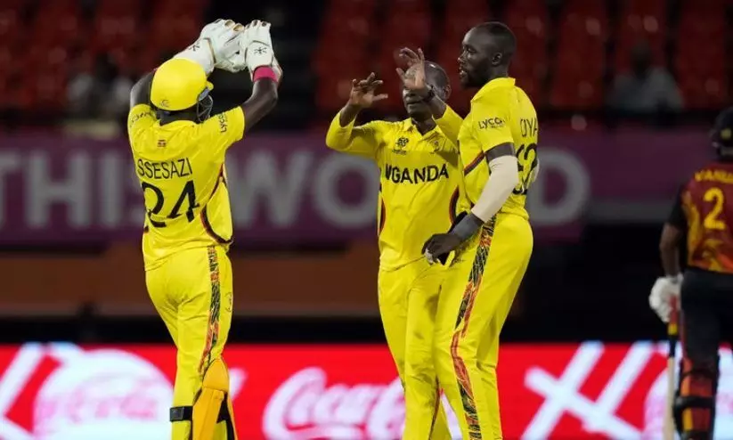 കുഞ്ഞൻമാരുടെ കളിയിൽ യുഗാണ്ടക്ക് ജയം; പാപുവ ന്യൂഗിനിയെ മൂന്ന് വിക്കറ്റിന് കീഴടക്കി കുഞ്ഞൻമാരുടെ കളിയിൽ യുഗാണ്ടക്ക് ജയം; പാപുവ ന്യൂഗിനിയെ മൂന്ന് വിക്കറ്റിന് കീഴടക്കി