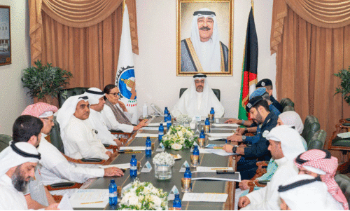 Capital Governorate Kuwait Voluntary Work Center Representative In the meeting