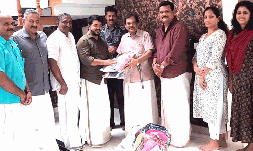 School kits were distributed