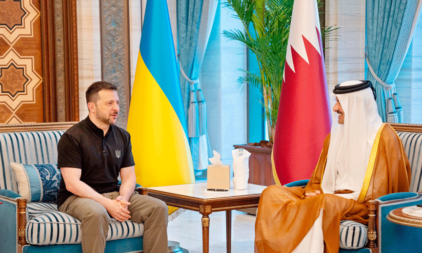 President of Ukraine held meeting with Amir of Qatar President of Ukraine held meeting with Amir of Qatar