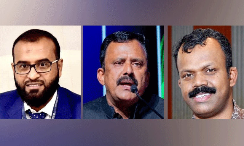 Mustafa Kari, Raouf Mashhoor, Salam Pattambi