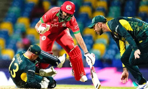 ട്വ​ന്‍റി20 ലോ​ക​ക​പ്പ്​: ആ​സ്​​ട്രേ​ലി​യ​യെ വി​റ​പ്പി​ച്ച്​ ഒ​മാ​ൻ