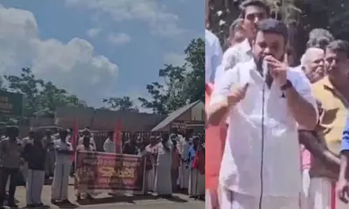 കൊടി ഊരിയ നിന്റെ കൈയ്യുണ്ടല്ലോ.. അത് ഞങ്ങൾ വെട്ടിയെടുക്കും: വനപാലകർക്കെതിരെ പ്രകോപന പ്രസം​ഗവുമായി സി.പി.എം നേതാവ്