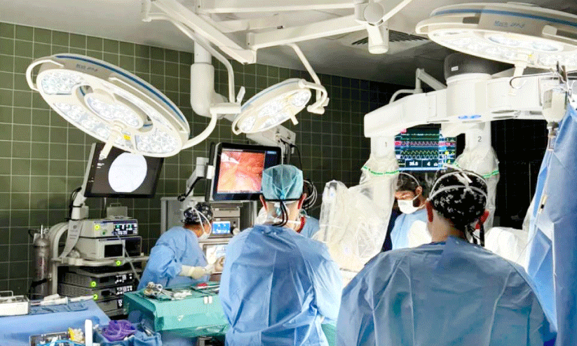 Robotic open heart surgery in King Fahd University