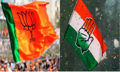 ചെറുനഗരങ്ങളിൽ കോൺഗ്രസ് കുതിപ്പ്; ബി.ജെ.പിയെ പിന്തുണച്ച് വൻ നഗരങ്ങൾ