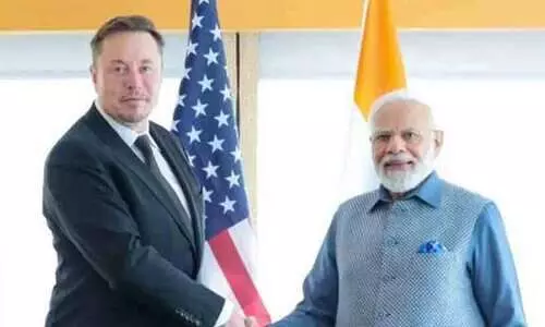 Elon Musk, Narendra Modi