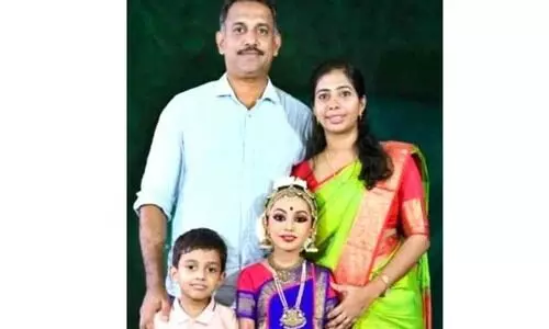 വീടിന് തീപിടിച്ച് ദമ്പതികളും രണ്ട്​ കുട്ടികളും മരിച്ചു