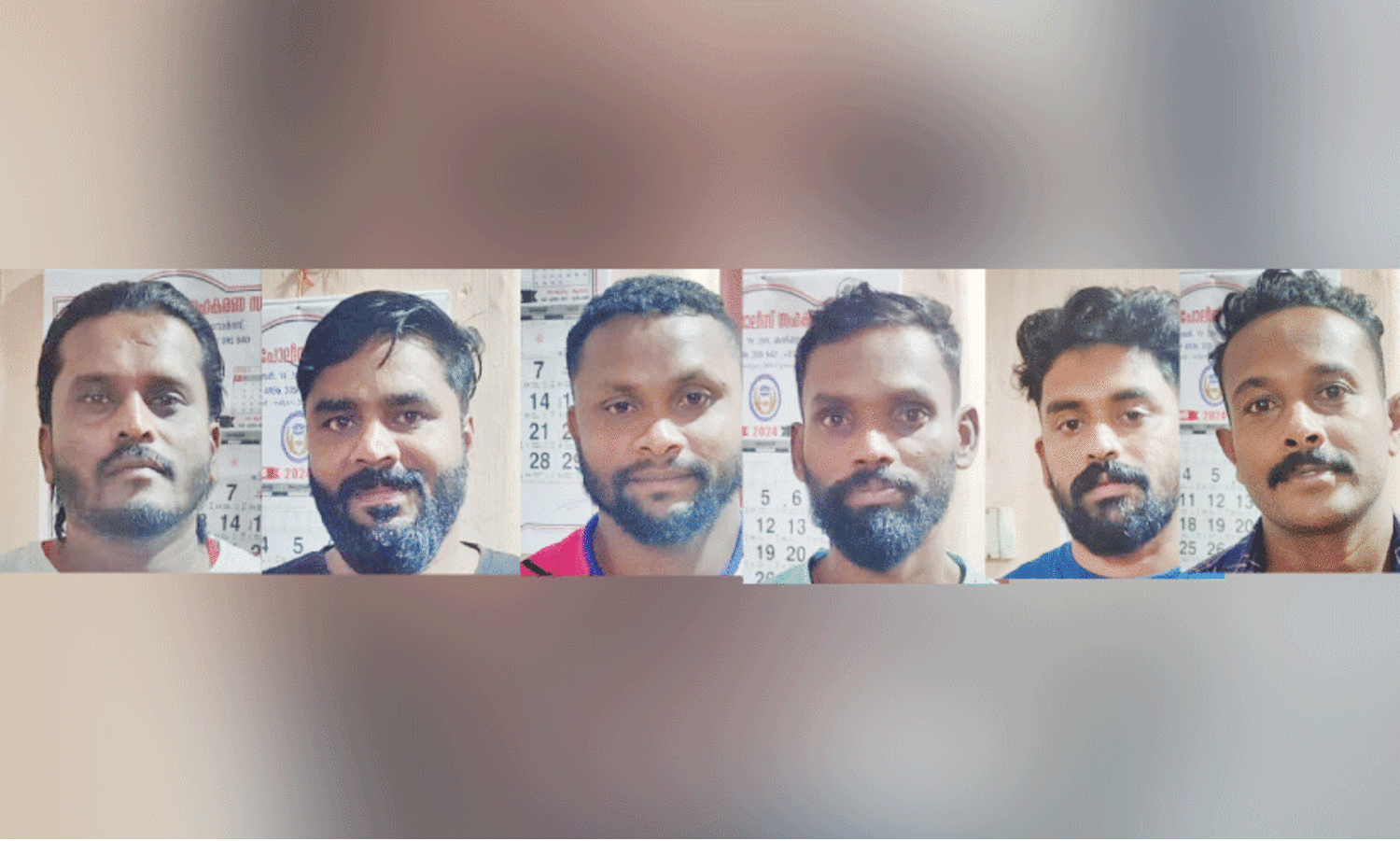 സൈ​ജു  ഇ​ബ്രാ​ഹിം  മു​ഹ​മ്മ​ദ്‌ ഷ​മീ​ർ  നി​ഷാം  റാ​ഷി​ദ്‌  മു​ബ​ഷി​ർ