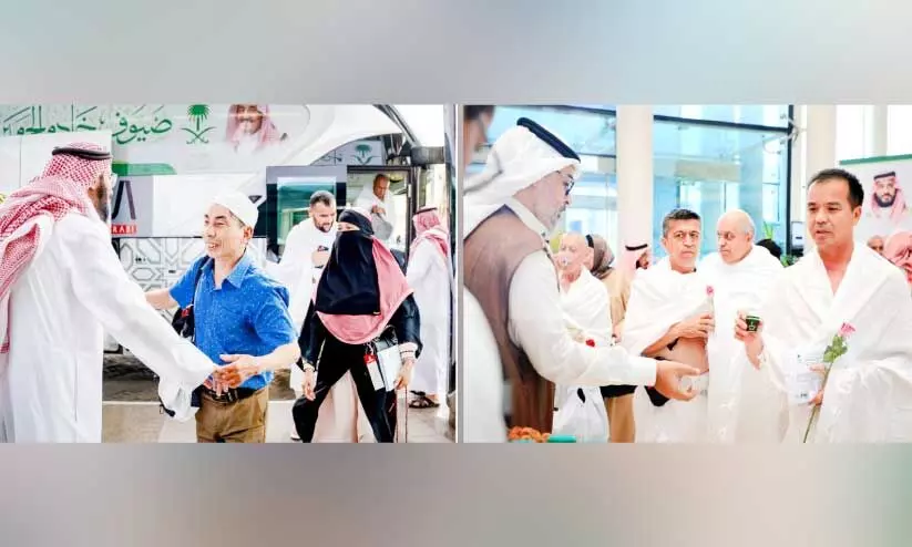 Guests of the Salman King welcomes in Jeddah Airport