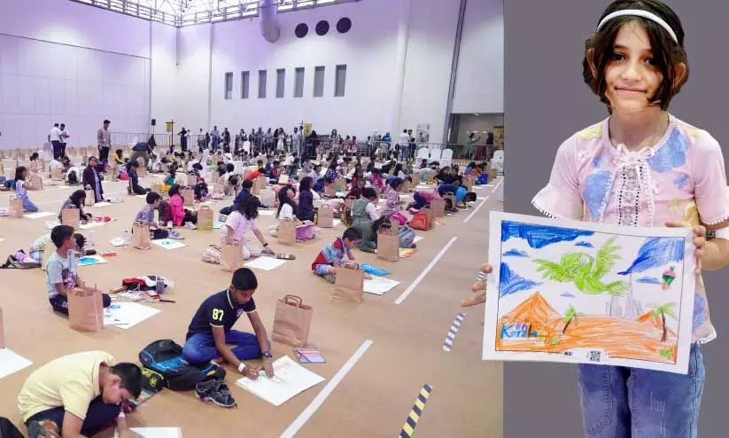 കമോൺ കേരള ‘ലിറ്റിൽ ആർട്ടിസ്റ്റ്’ ചിത്ര രചന മത്സരത്തിൽനിന്ന് കമോൺ കേരള ‘ലിറ്റിൽ ആർട്ടിസ്റ്റ്’ ചിത്ര രചന മത്സരത്തിൽനിന്ന്