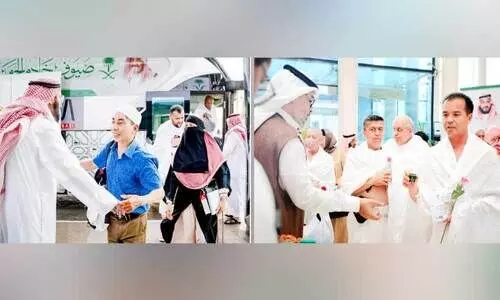 Guests of the Salman King welcomes in Jeddah Airport