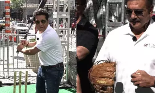 ബേസ്ബാളും തനിക്ക് വഴങ്ങുമെന്ന് തെളിയിച്ച് സചിൻ, അദ്ഭുതംകൂറി ന്യൂയോർക്കിലെ ആരാധകർ! -വിഡിയോ