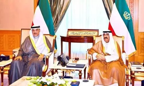 Amir Of Kuwait with Crown Prince