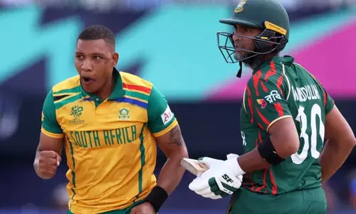 ആവേശപ്പോരിൽ ബംഗ്ലാദേശിനെ വീഴ്ത്തി ദക്ഷിണാഫ്രിക്ക സൂപ്പർ എട്ടിൽ