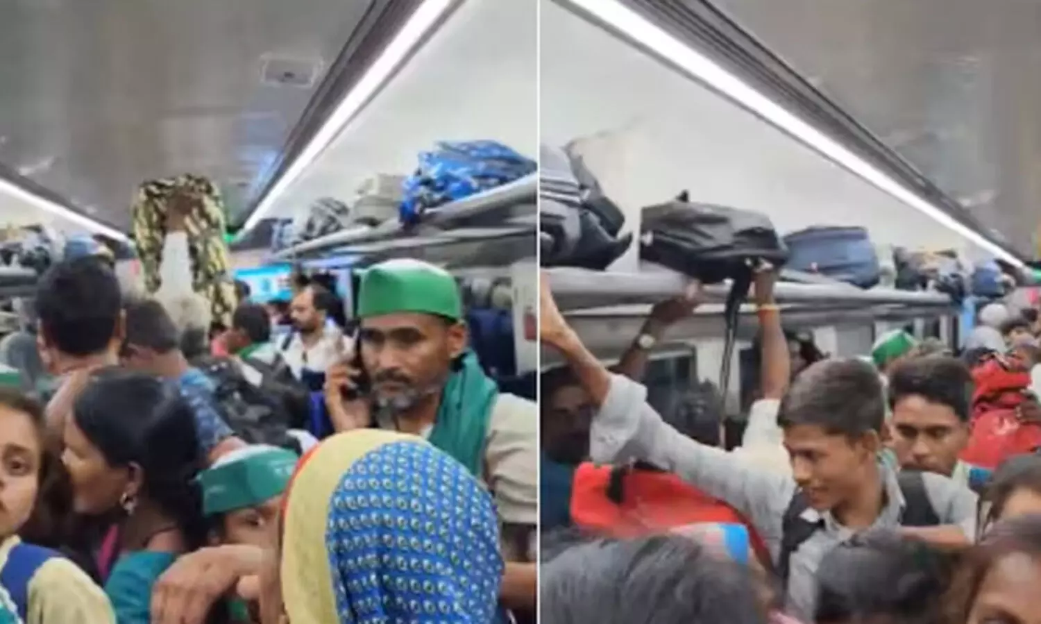 വന്ദേഭാരത് എക്സ്പ്രസിലും തിങ്ങിനിറഞ്ഞ് ടിക്കറ്റില്ല യാത്രക്കാർ; വിഡിയോ വൈറലായതോടെ പ്രതികരണവുമായി റെയിൽവേ