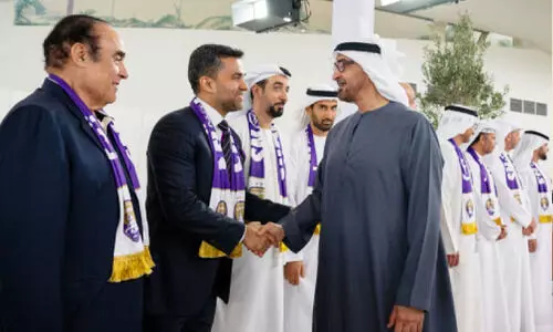 എ.​എ​ഫ്‌.​സി ചാ​മ്പ്യ​ൻ​സ് ലീ​ഗ് വി​ജ​യം: അ​ൽ ഐ​ൻ എ​ഫ്‌.​സി​ക്ക്​ പ്ര​സി​ഡ​ന്‍റി​ന്‍റെ സ്വീ​ക​ര​ണം