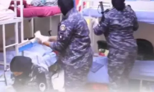 Inspection in womens jail