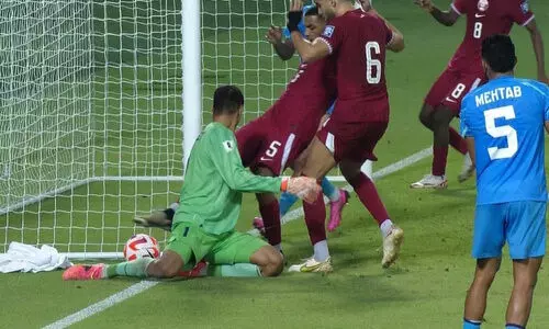 ഇതെന്ത് റഫറിയിങ്! വിവാദ ഗോളിൽ ഖത്തറിനോട് തോറ്റ് ഇന്ത്യ; ലോകകപ്പ് യോഗ്യത റൗണ്ടിൽനിന്ന് പുറത്ത്