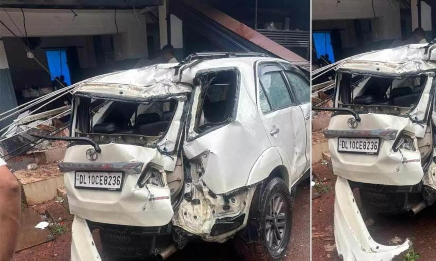 കണ്ണൂരിൽ നിയന്ത്രണം വിട്ട കാർ ഇലക്ട്രിക് പോസ്റ്റിലും സ്കൂട്ടറിലും ഇടിച്ചു- വിഡിയോ