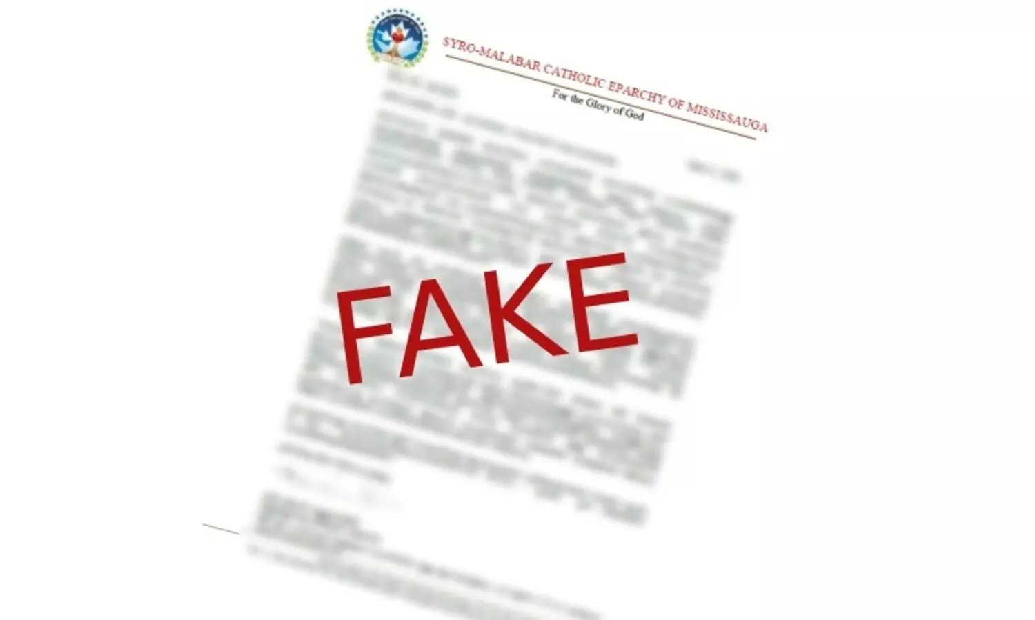 ആർച്​​ ബിഷപ്പിന്റെ പേരിൽ പ്രചരിക്കുന്ന സർക്കുലർ വ്യാജമെന്ന് സഭ