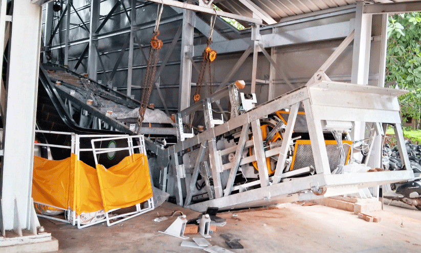 escalator installing