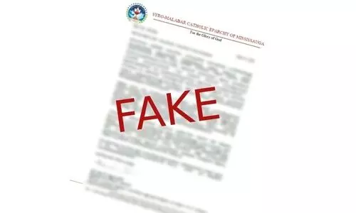 ആർച്​​ ബിഷപ്പിന്റെ പേരിൽ പ്രചരിക്കുന്ന സർക്കുലർ വ്യാജമെന്ന് സഭ