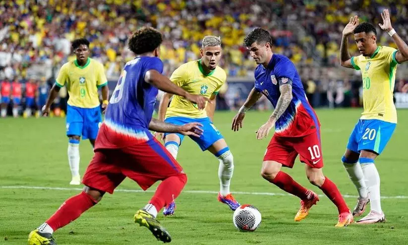 ബ്രസീലിനെ സമനിലയിൽ തളച്ച് അമേരിക്ക