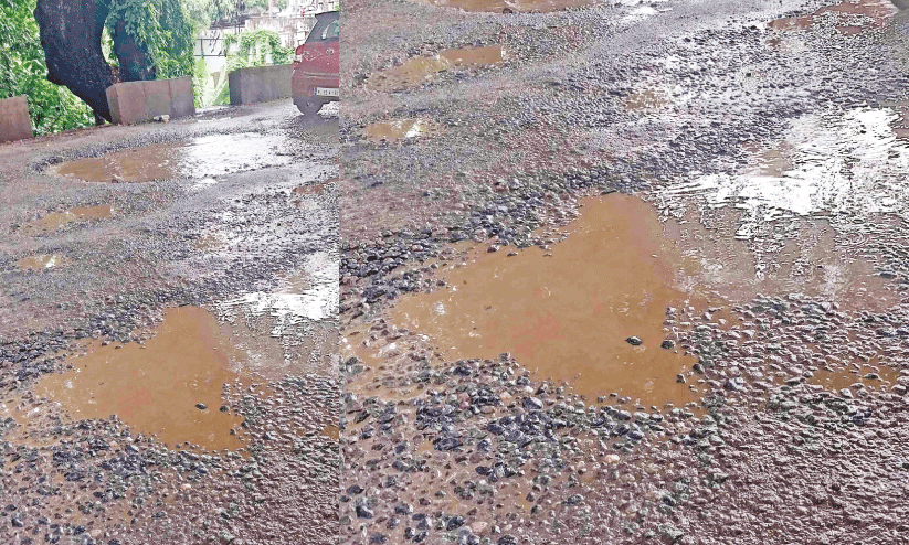 ക​രാ​ർ ന​ൽ​കി നാ​ലു​വ​ർ​ഷം ക​ഴി​ഞ്ഞി​ട്ടും പ്രവൃത്തി പൂ​ർ​ത്തി​യാ​യി​ല്ല; സം​സ്ഥാ​ന പാ​ത​യി​ൽ യാ​ത്രാ​ദു​രി​തം