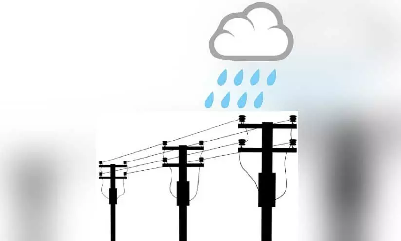 കമ്പിയിൽ വെള്ളം വീണാൽ അന്ന് കറന്റ് കട്ട്! കമ്പിയിൽ വെള്ളം വീണാൽ അന്ന് കറന്റ് കട്ട്!