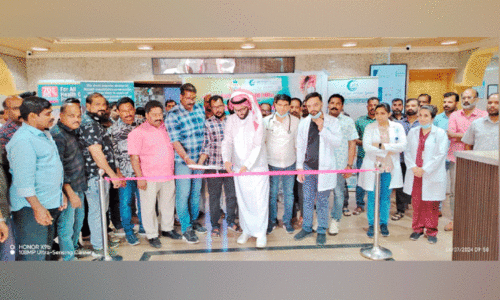 Diagnostic and blood test camp inaguration