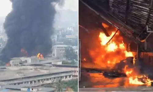 താനെയിലെ കെമിക്കൽ ഫാക്ടറിയിൽ തീ പിടുത്തം;   മൂന്നാഴ്ചക്കിടെ രണ്ടാം തവണ