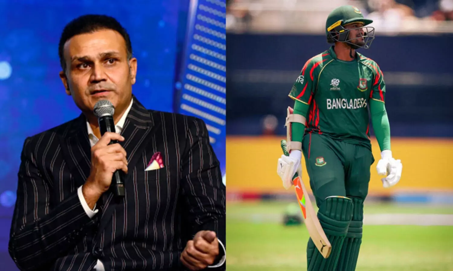 സെവാഗിന് ബഹുമാനം എന്താണെന്നറിയില്ല...; ഷാകിബിനെ വിമർശിച്ച മുൻ ഇന്ത്യൻ ഓപ്പണർക്കെതിരെ ആഞ്ഞടിച്ച് സഹതാരം