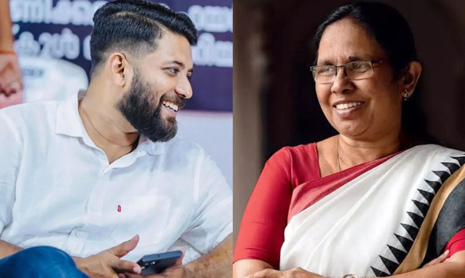 Shafi Parambil, KK Shailaja