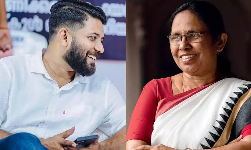 Shafi Parambil, KK Shailaja