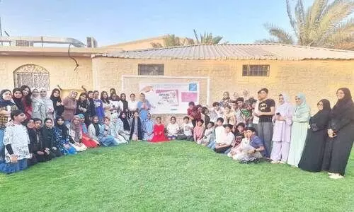 Students edutainment club Spark 2024 camp