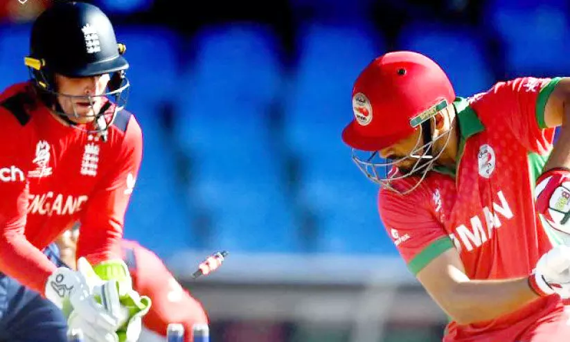 ട്വന്റി20 ലോകകപ്പ്: അവസാന മത്സരത്തിൽ വമ്പൻ തോൽവി; കളിയൊന്നും ജയിക്കാതെ ഒമാൻ മടങ്ങി ട്വന്റി20 ലോകകപ്പ്: അവസാന മത്സരത്തിൽ വമ്പൻ തോൽവി; കളിയൊന്നും ജയിക്കാതെ ഒമാൻ മടങ്ങി