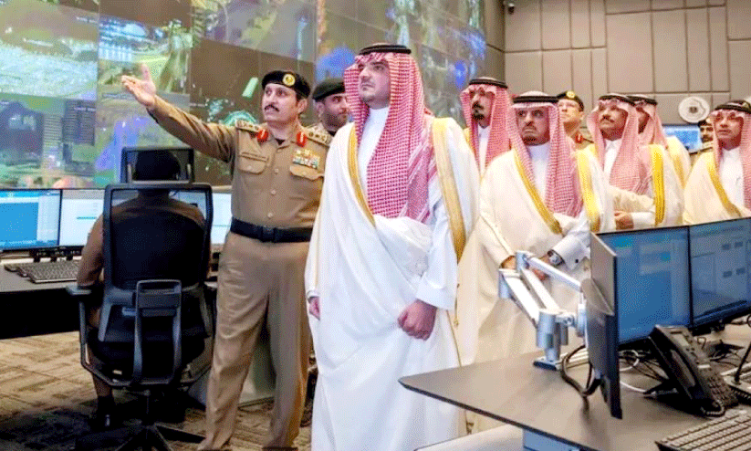 Home Minister and Supreme hajj committee chairman checking hajj security measures