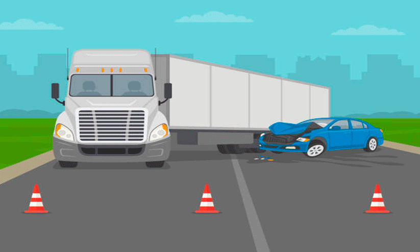 truck car collision