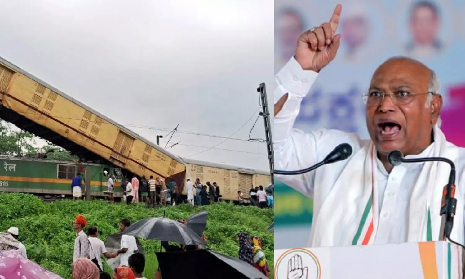 10 വർഷമായി റെയിൽ മന്ത്രാലയത്തിൽ കെടുകാര്യസ്ഥത; അപകടത്തിന്‍റെ ഉത്തരവാദി സർക്കാർ -ഖാർഗെ