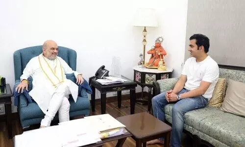 ഇന്ത്യൻ ടീമിന്‍റെ പരിശീലകൻ ആകുമെന്ന അഭ്യൂഹങ്ങൾക്കിടെ അമിത് ഷായെ കണ്ട് ഗൗതം ഗംഭീർ