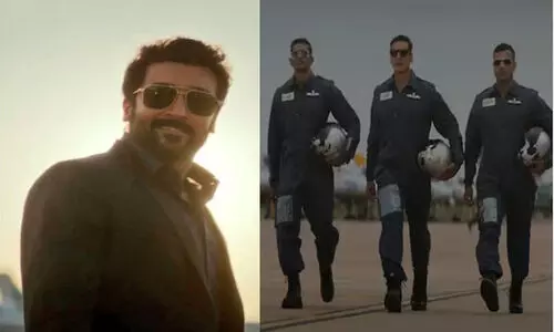 അതിഥി വേഷത്തിൽ സൂര്യ; അക്ഷയ് കുമാറിന്റെ സൂററൈ പോട്ര്, സർഫിറാ  ട്രെയിലർ