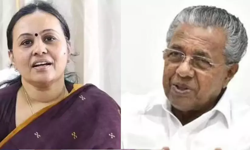 മന്ത്രി വീണ ജോർജിന്റെ കുവൈറ്റ് യാത്ര നിഷേധിച്ച നടപടിക്കെതിരെ പ്രധാനമന്ത്രിക്ക് കത്തയച്ച് മുഖ്യമന്ത്രി മന്ത്രി വീണ ജോർജിന്റെ കുവൈറ്റ് യാത്ര നിഷേധിച്ച നടപടിക്കെതിരെ പ്രധാനമന്ത്രിക്ക് കത്തയച്ച് മുഖ്യമന്ത്രി