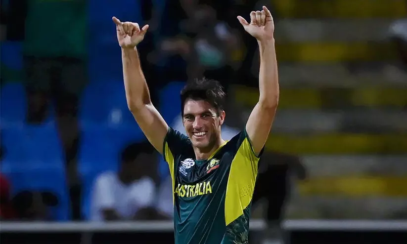 കമ്മിൻസിന് ഹാട്രിക്; സൂപ്പർ എട്ട് പോരാട്ടം ജയത്തോടെ തുടങ്ങി ഓസീസ് കമ്മിൻസിന് ഹാട്രിക്; സൂപ്പർ എട്ട് പോരാട്ടം ജയത്തോടെ തുടങ്ങി ഓസീസ്