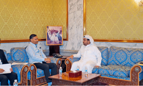 Kuwait Minister and Indian Ambassador