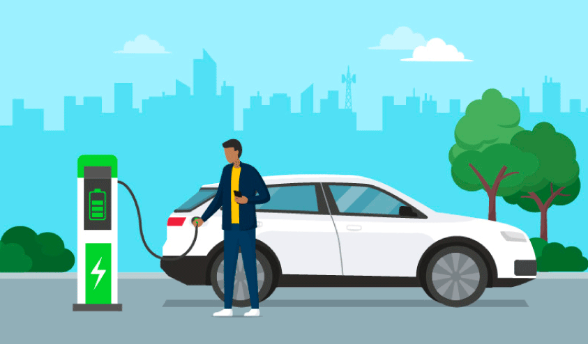 Electric charging station,