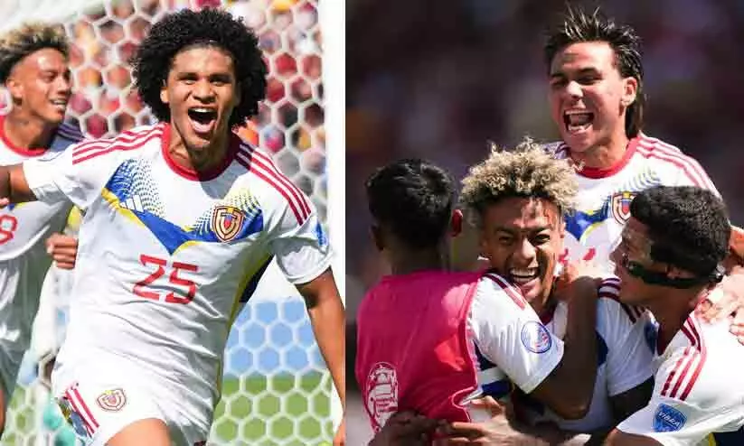 22ാം മിനിറ്റിൽ ഇക്വഡോർ സൂപ്പർ താരത്തിന് ചുവപ്പ് കാർഡ്; ഒരു ഗോളിന് പിന്നിട്ട നിന്ന ശേഷം രണ്ടടിച്ച് വെനസ്വേലയുടെ തിരിച്ചുവരവ് 22ാം മിനിറ്റിൽ ഇക്വഡോർ സൂപ്പർ താരത്തിന് ചുവപ്പ് കാർഡ്; ഒരു ഗോളിന് പിന്നിട്ട നിന്ന ശേഷം രണ്ടടിച്ച് വെനസ്വേലയുടെ തിരിച്ചുവരവ്