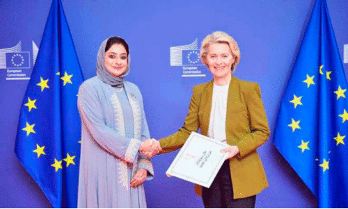 Head of Omans delegation to the European Union submitted the qualification certificate