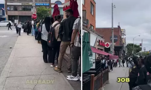 കാനഡയിലെ റസ്റ്ററന്റിൽ ജോലിക്കായി എത്തിയത് നൂറോളം ഇന്ത്യൻ വിദ്യാർഥികൾ; പ്രതിസന്ധിയുടെ ആഴം വ്യക്തമാക്കി വിഡിയോ