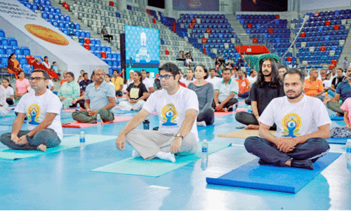 Indian Embassy Organized Yoga Day